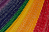 Jumbo Size Cotton Hammock in Rainbow