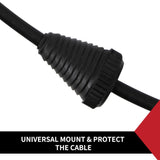 CAR ANTENNA AM/FM RADIO BLACK RUBBER DUCK WITH CABLE Suits 4x4 TRUCK CARAVAN