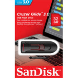 SANDISK SDCZ600-032G 32GB CZ600 CRUZER GLIDE USB 3.0 VERSION
