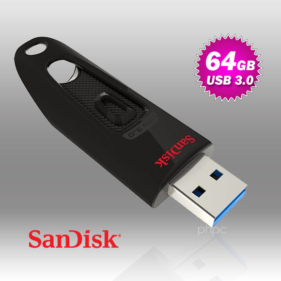 SanDisk Ultra CZ48 64G USB 3.0 Flash Drive (SDCZ48-064G)