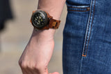 Men Multi-Function Kosso Wooden Watch