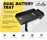 Dual Battery Tray Fit for TOYOTA HILUX 2005 -2015 DIESEL KUN25 KUN26