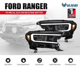 Headlights Sequential Indicator for Ford Ranger 2015-ON Wildtrak Raptor
