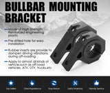 Pair Bullbar Mounting Bracket Kit 44 50Mm Clamp Led Work Light Bar Tube Offroad