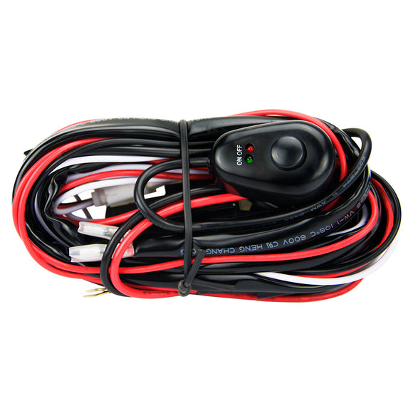 LED HID Wiring Loom Harness Spot Work Driving light bar 12V 40A Relay 2 Way