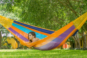 Jumbo Size Outdoor Cotton Hammock in Alegra