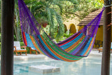 Jumbo Size Outdoor Cotton Hammock in Colorina