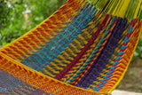 King Size Outdoor Cotton Hammock in Confeti