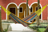 King Size Outdoor Cotton Hammock in Confeti