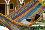 King Size Outdoor Cotton Hammock in Confeti