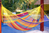 King Size Outdoor Cotton Hammock in Confeti