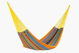 King Size Outdoor Cotton Hammock in Confeti