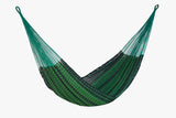 King Size Outdoor Cotton Mexican Hammock in Jardin