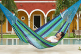 King Size Outdoor Cotton Hammock in Oceanica
