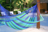 Queen Size Outdoor Cotton Hammock in Oceanica