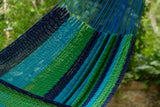 King Size Outdoor Cotton Hammock in Oceanica