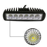 Pair 6inch 30W LED Work Light Bar Flood Reverse Fog Lights 4WD