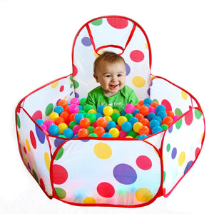 Folding Kids Playpen Ocean Ball Game Pit Pool Portable Children Game Play Tent In/Outdoor Playing House Pool Pit