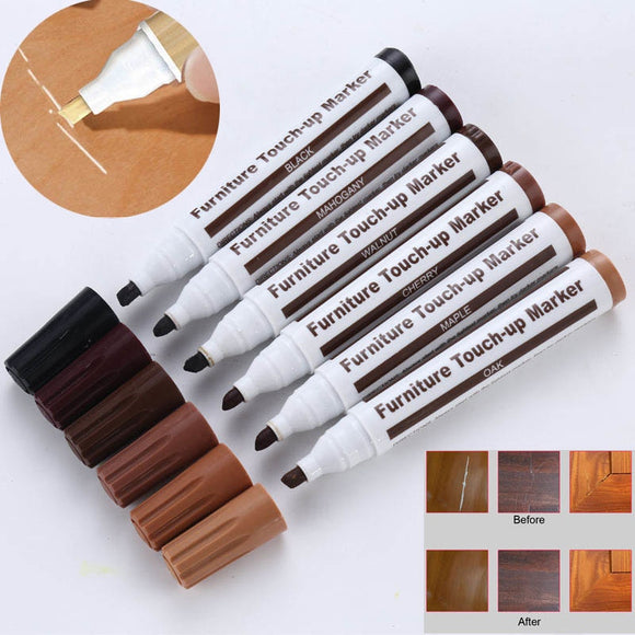 Furniture Repair Pen Markers Scratch Filler Paint Remover For Wooden Cabinet Floor Tables Chairs E2S