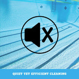 Swimming Pool Cleaner Floor Blue Climb Wall Automatic Vacuum 10M Hose