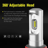 Pair 9005 HB3 LED Headlight Driving Lamp Globe bulb upgrade 12000LM