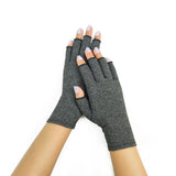 Arthritis Gloves Compression Joint Finger Hand Wrist Support Brace - Medium