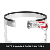 Gas Bottle Holder 4.5 KG Lockable Galvanized for Trailer Camping Caravans 4WD