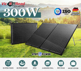 Folding Solar Panel Kit 18V 300W Mono Caravan Boat Camping charging ATEM POWER