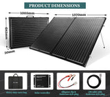 Folding Solar Panel Kit 18V 300W Mono Caravan Boat Camping charging ATEM POWER
